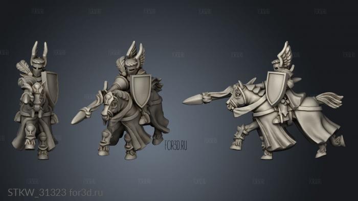 elite knight stl model for CNC