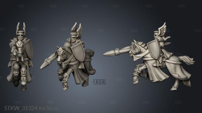 elite knight stl model for CNC