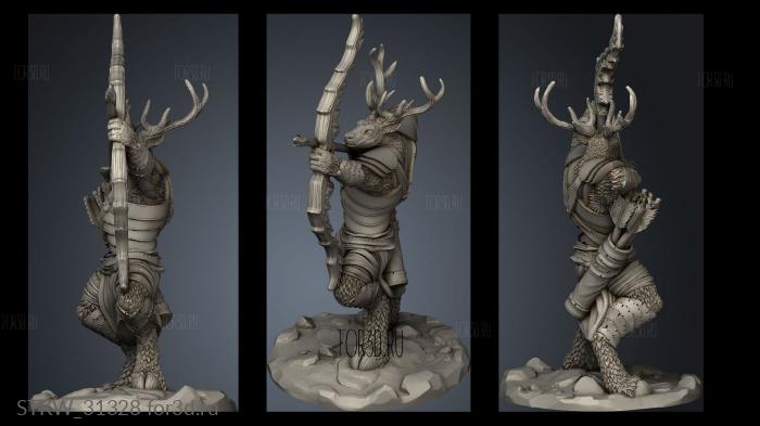 Elk Folk Base stl model for CNC