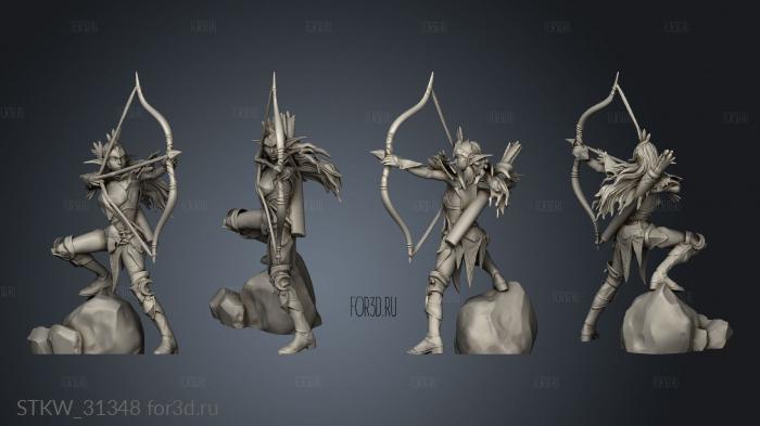 Moon Runner Archer stl model for CNC