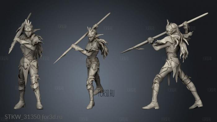 Moon Runner Spear 3d stl модель для ЧПУ