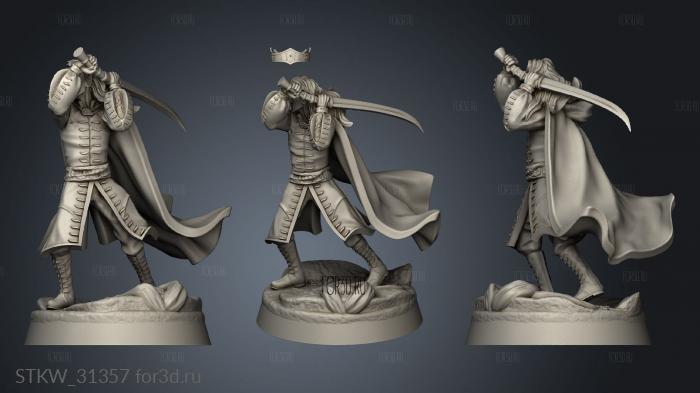 Elven Hero Golloccel stl model for CNC