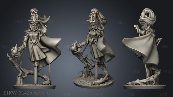 elf mage stl model for CNC