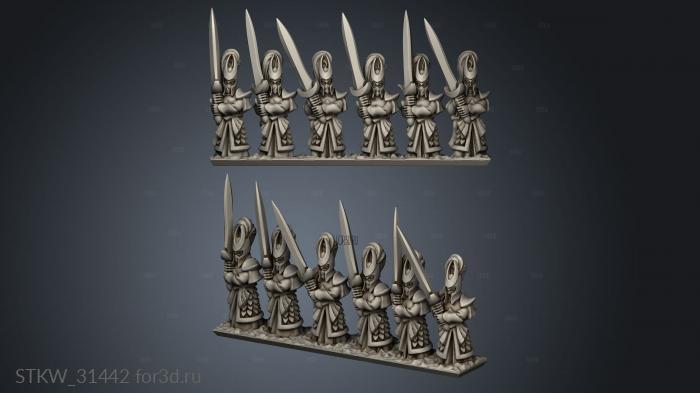 noble elf blade masters blademasters stl model for CNC