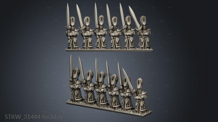 noble elf blade masters blademasters stl model for CNC