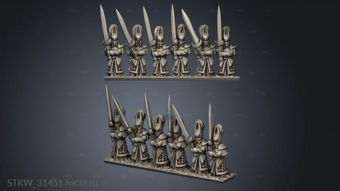 noble elf blade masters blademasters stl model for CNC