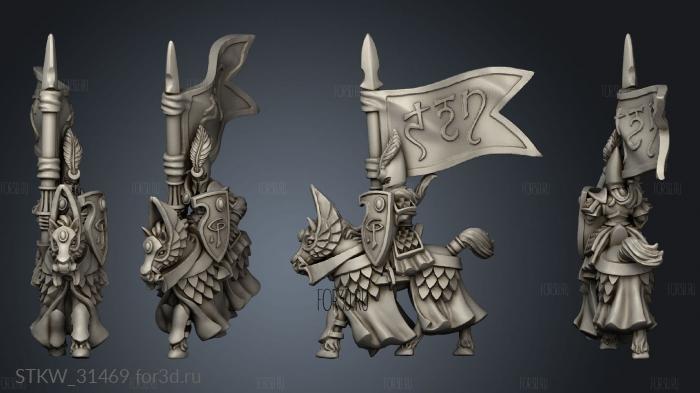 Silverhelms heavy banner 3d stl модель для ЧПУ