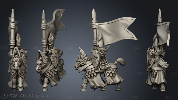 Silverhelms heavy banner blank 3d stl модель для ЧПУ