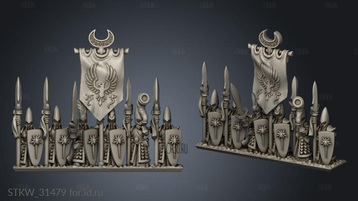 Spears banner 3d stl модель для ЧПУ