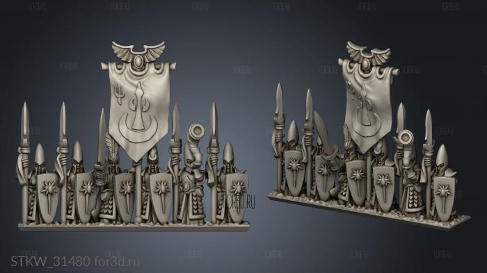 Spears banner 3d stl модель для ЧПУ