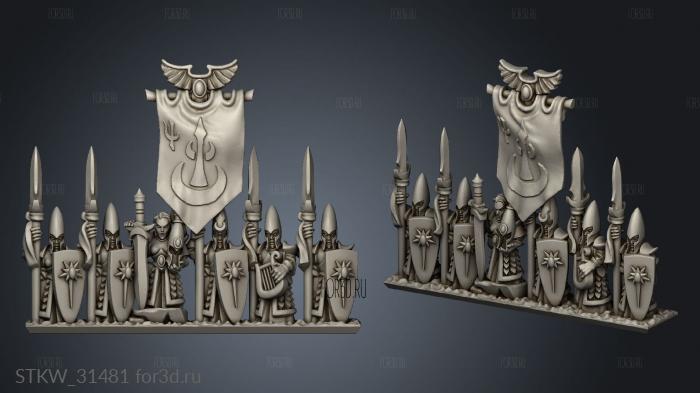 Spears banner 3d stl модель для ЧПУ