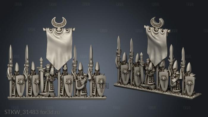 Spears banner 3d stl модель для ЧПУ