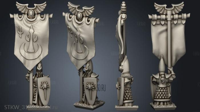 Spears spear banner 3d stl модель для ЧПУ