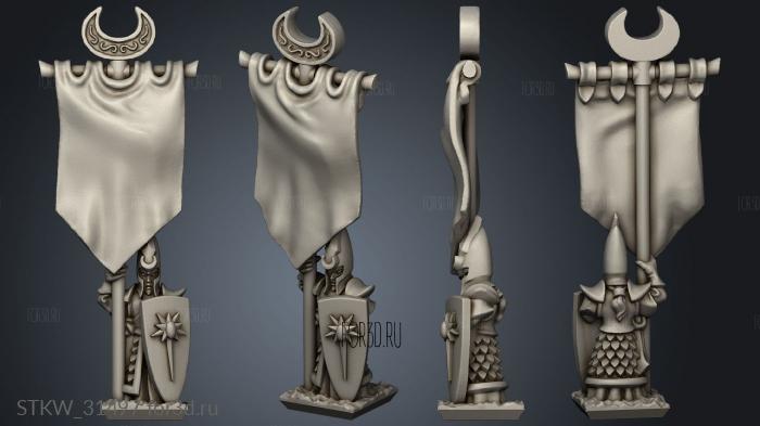 Spears spear banner blank 3d stl модель для ЧПУ