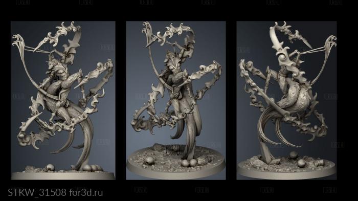 the Eternal Summits Heroes Zishanna Fire Fox Spirit 3d stl модель для ЧПУ