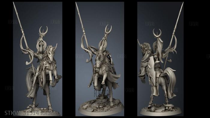 the Eternal Summits Troops Overlord Azurian Knight Riders captain stl model for CNC