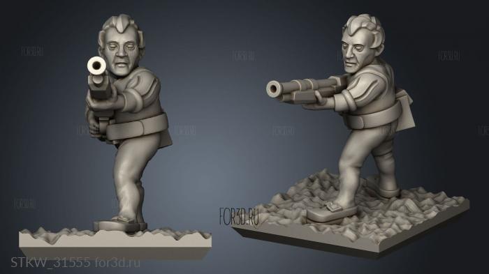 gunners minirat gunner 3d stl модель для ЧПУ