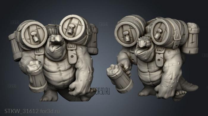 Tortle Barkeep 3d stl модель для ЧПУ