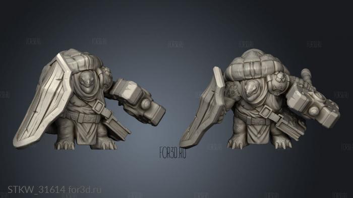 Tortle Holy Warrior 3d stl модель для ЧПУ