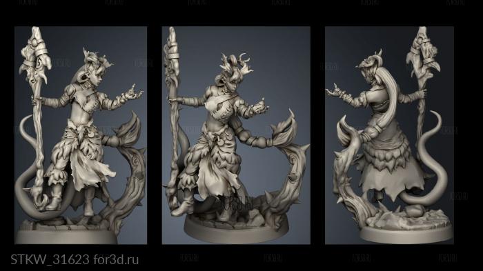 Infernal druid basic stl model for CNC