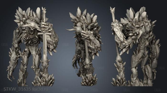 Frost Demon stl model for CNC