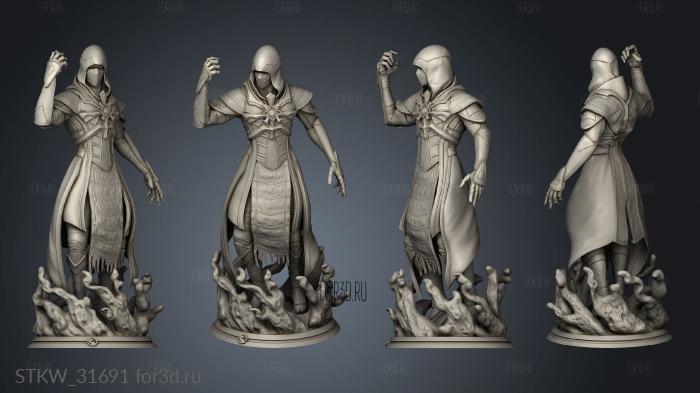 Ermac Mortal Kombat able stl model for CNC