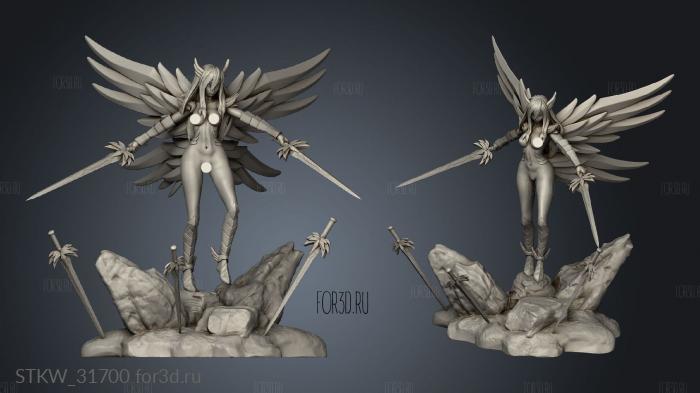 Erza NSFW Base stl model for CNC