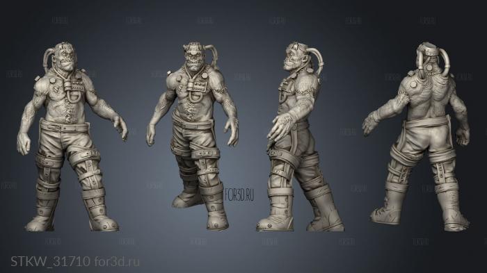 Frankenstein stl model for CNC