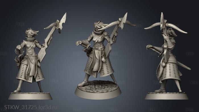 Esther Grimm Hunters stl model for CNC