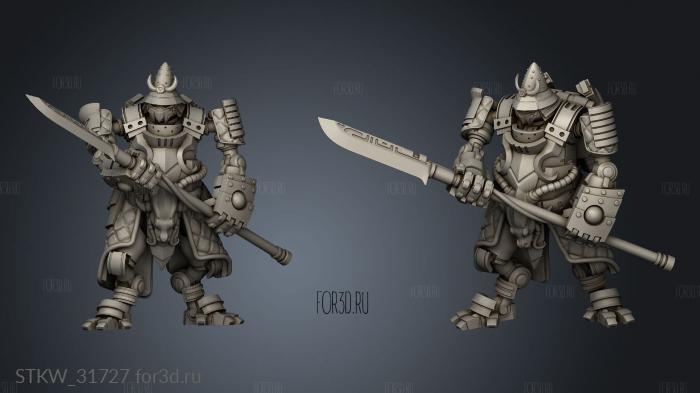 ONI Captain Glaive 3d stl модель для ЧПУ