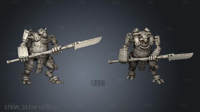 ONI Glaive 3d stl модель для ЧПУ