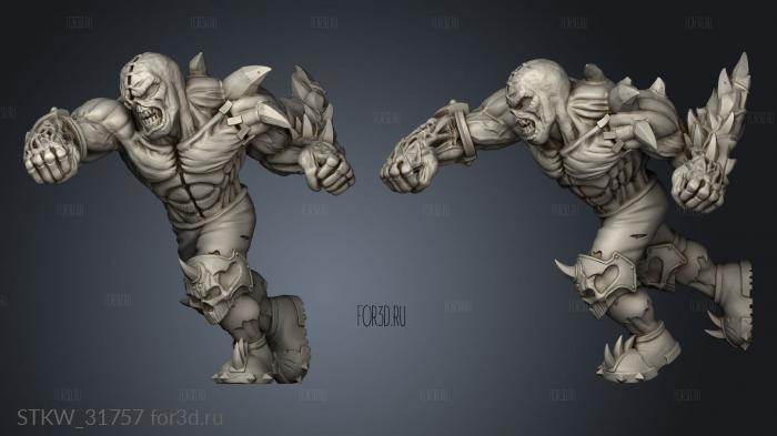 Eternals Flesh Golem stl model for CNC