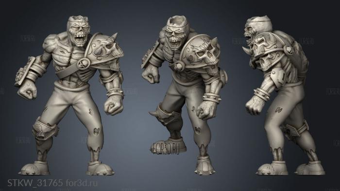 Eternals Zombie stl model for CNC