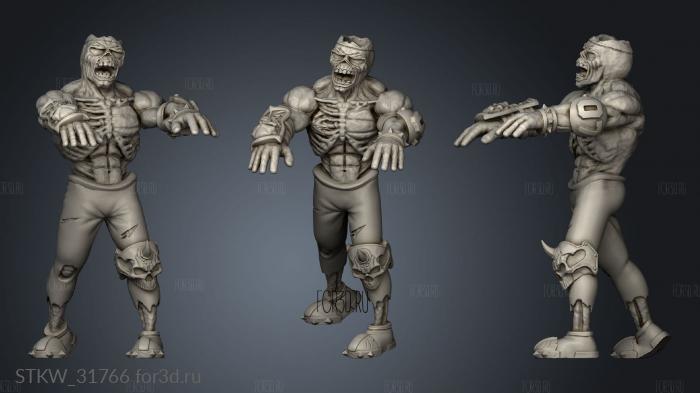 Eternals Zombie stl model for CNC