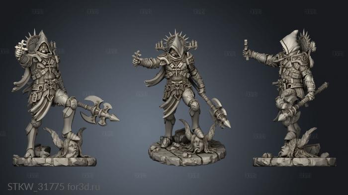 Demonhunter Inquisitor stl model for CNC