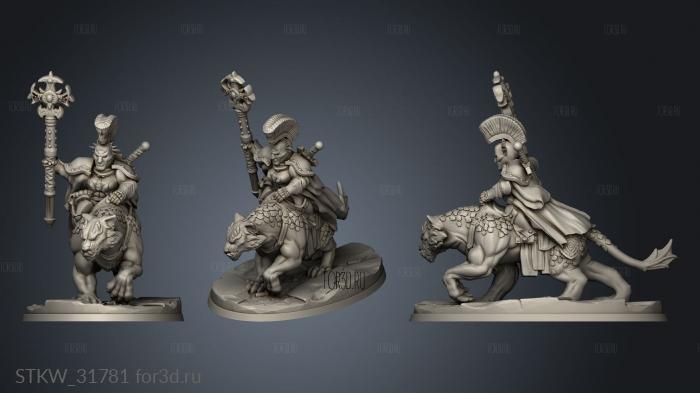 Evocators on Dracolines stl model for CNC