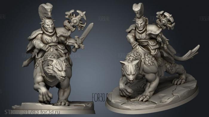 Evocators on Dracolines stl model for CNC