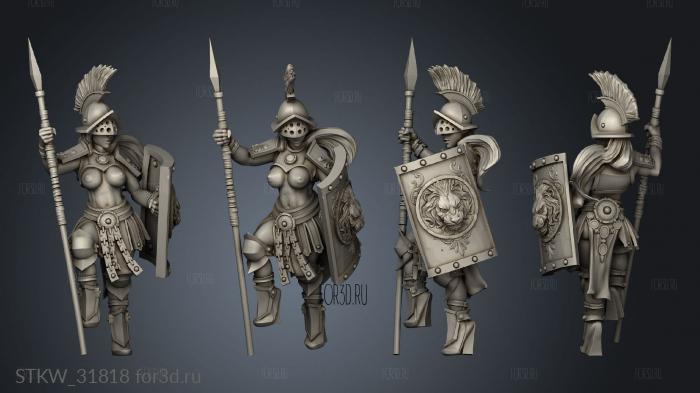 Exotic Characters Kalista stl model for CNC