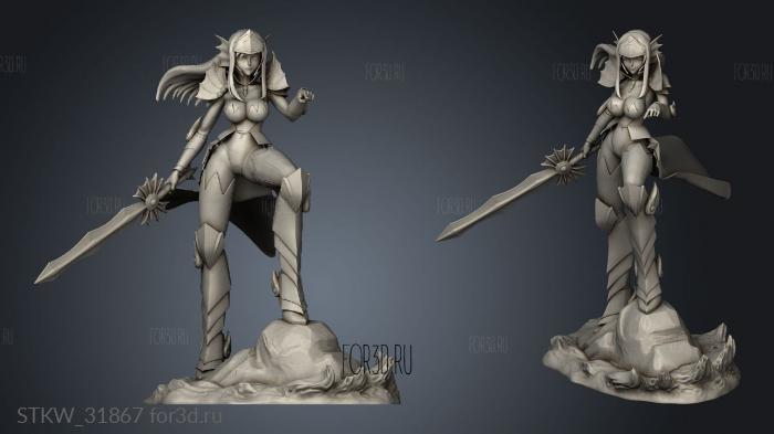 Ezra Azerama Erza Character Rock stl model for CNC