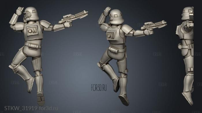 Fallen Stormtroopers Trooper stl model for CNC