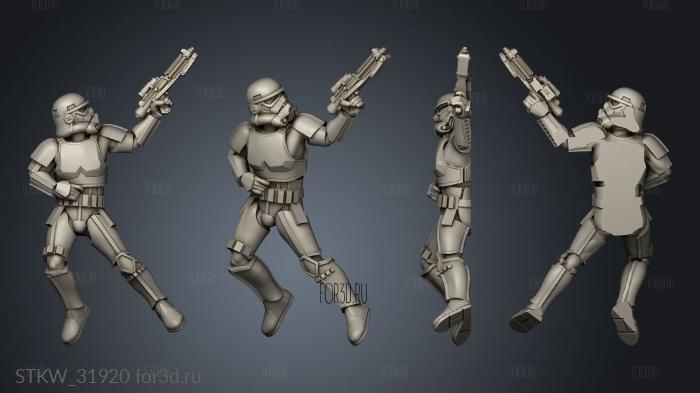 Fallen Stormtroopers Trooper stl model for CNC