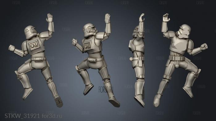 Fallen Stormtroopers Trooper stl model for CNC