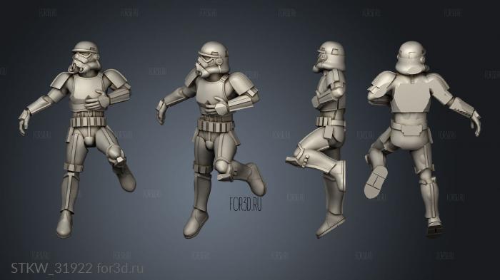 Fallen Stormtroopers Trooper stl model for CNC