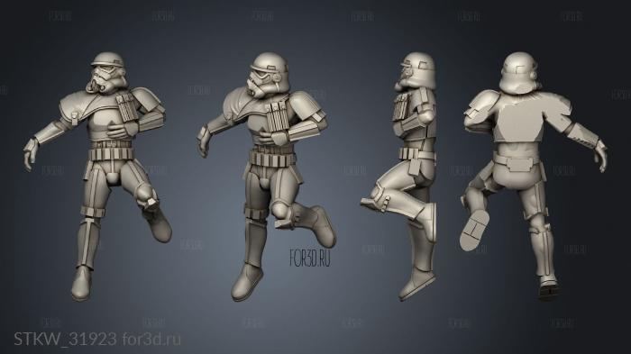 Fallen Stormtroopers Trooper Alt stl model for CNC