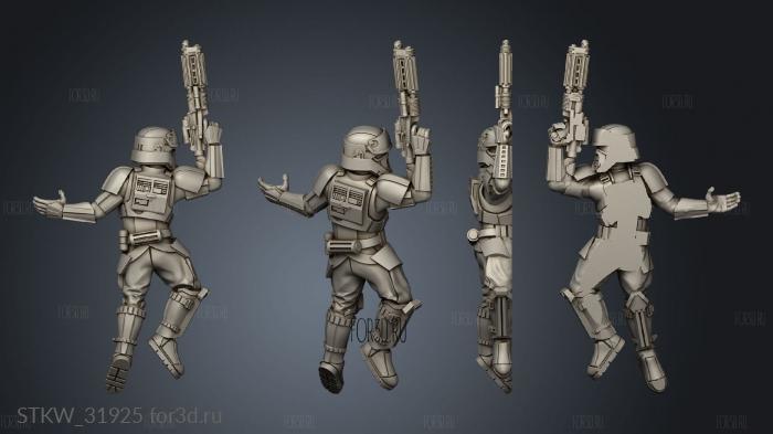 Fallen Tropical Troopers Shoretrooper stl model for CNC