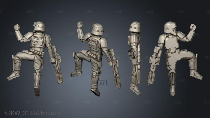 Fallen Tropical Troopers Shoretrooper stl model for CNC