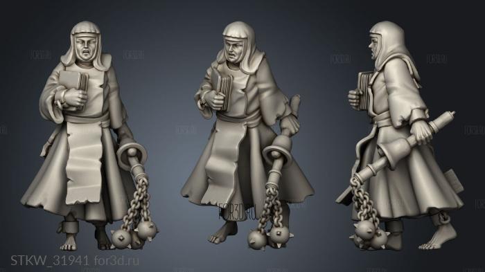 FANATICAL ZEALOTS UNIT FEMALE ZEALOT stl model for CNC