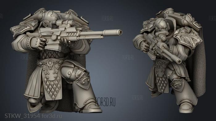 Fantastical Sculpts Paladin Sniper stl model for CNC