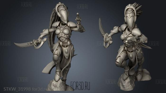 Fantasy Cult Wild Maidens Maiden stl model for CNC