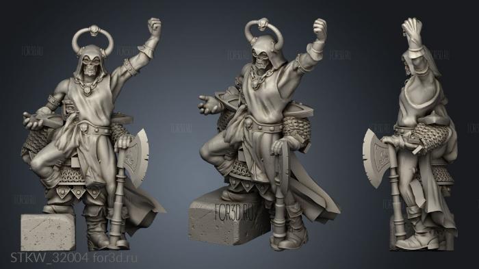 Fantasy Dwarf stl model for CNC